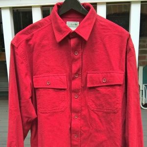 Vintage L.L. Bean Heavy Chamois Button Shirt